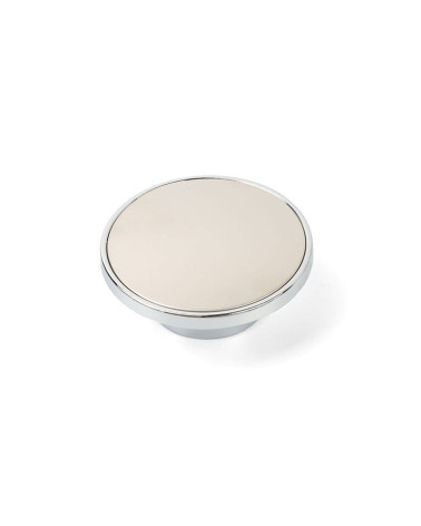 Botón de mueble cromo níquel brillante ARS tirador de diseño