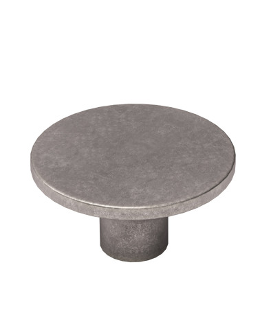 Botón de mueble plata envejecida ASTRO tirador de diseño