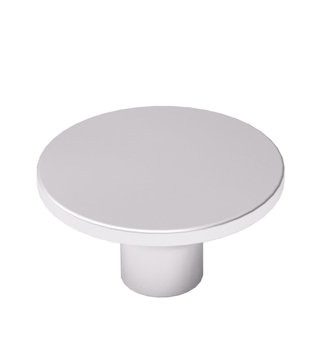 Botón de mueble cromo satinado ASTRO tirador de diseño