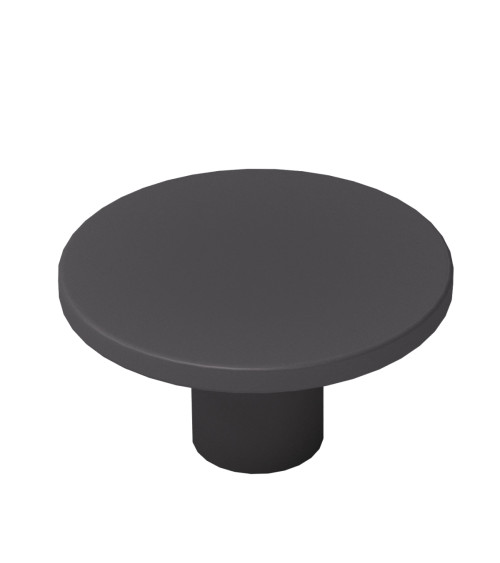 Botón de mueble negro ASTRO tirador de diseño