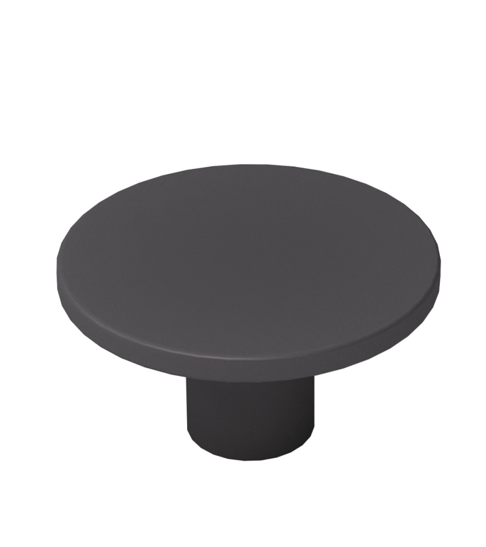 Botón de mueble negro ASTRO tirador de diseño