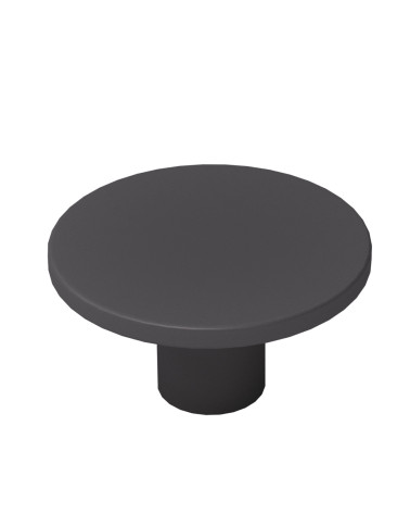 Botón de mueble negro ASTRO tirador de diseño