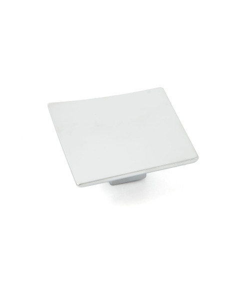 Botón de mueble cromo satinado BLUES tirador de diseño
