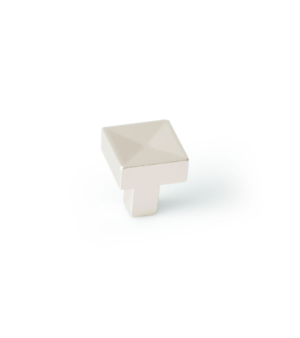 Botón de mueble níquel satinado REGGAE tirador de diseño