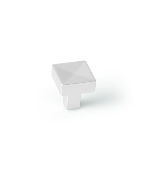 Botón de mueble cromo satinado REGGAE tirador de diseño