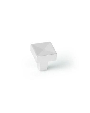Botón de mueble cromo satinado REGGAE tirador de diseño
