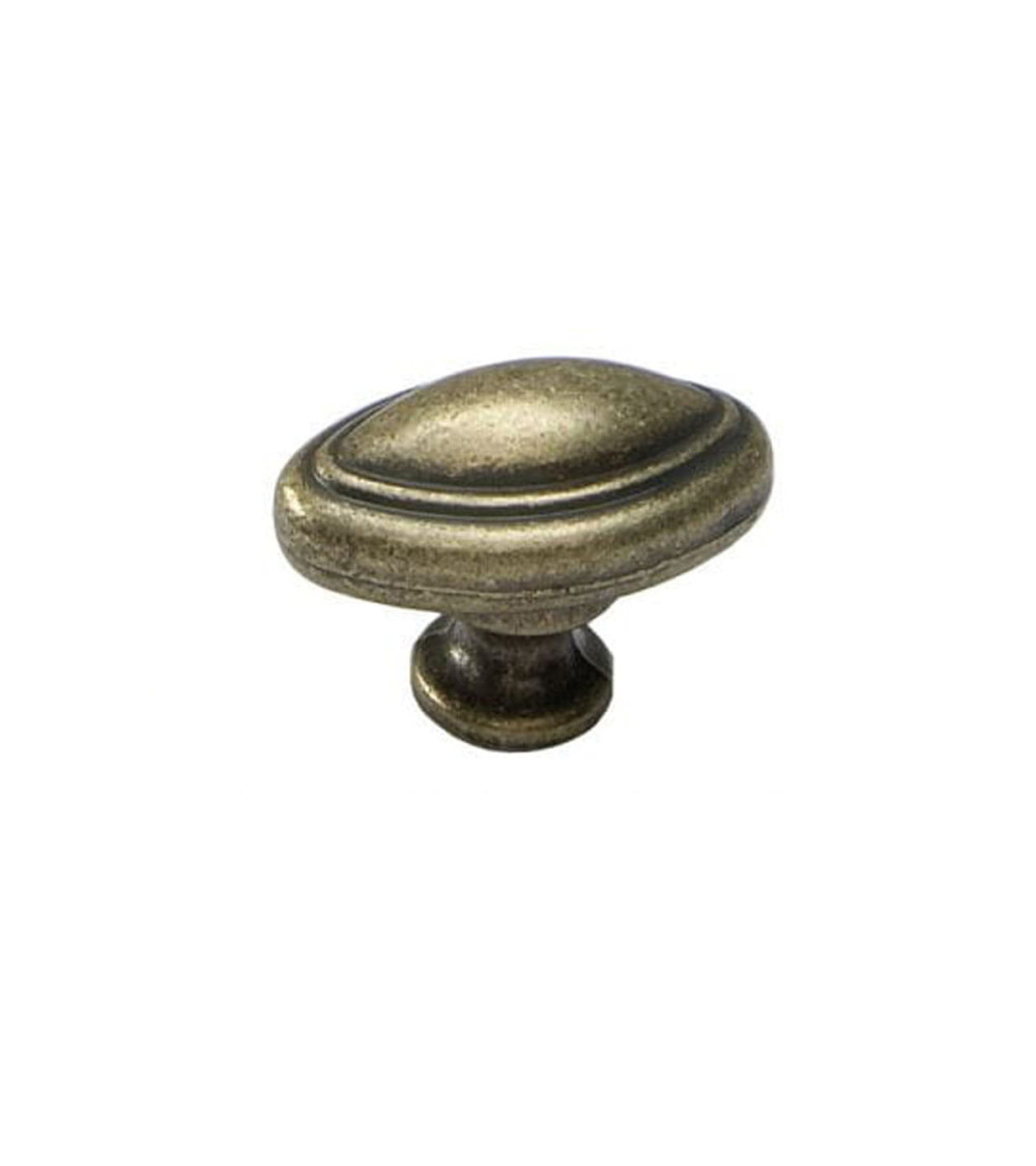 Botón de mueble pátina sobre latón DEMETER tirador de diseño