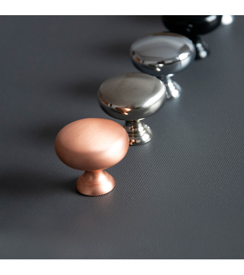 Tirador de mueble negro brillante TORONTO asa de diseño