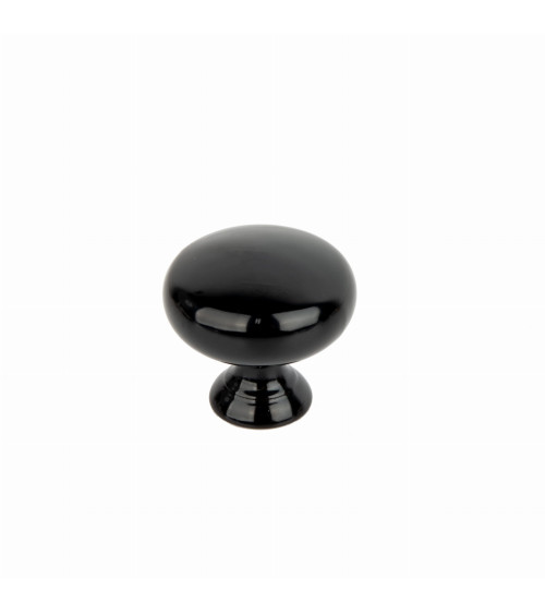 Tirador de mueble negro brillante TORONTO asa de diseño