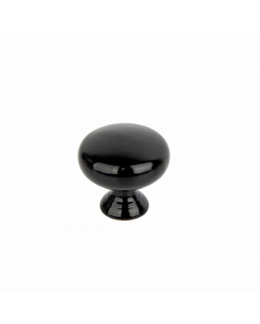 Tirador de mueble negro brillante TORONTO asa de diseño