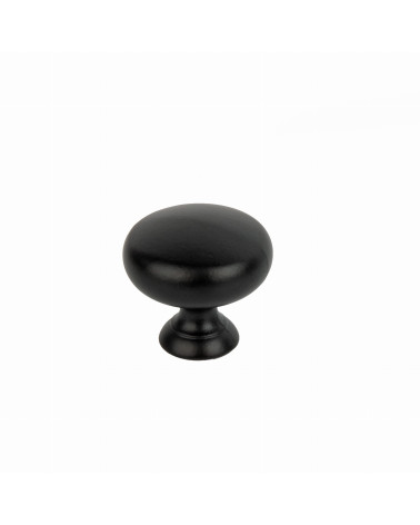 Botón de mueble negro TORONTO tirador de diseño