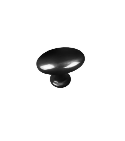 Botón de mueble negro brillante NAPOLI tirador de diseño