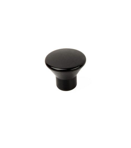 Botón de mueble negro brillante SYDNEY tirador de diseño