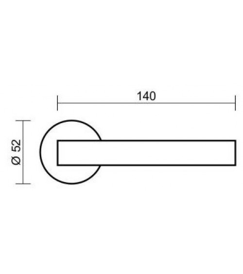 Tirador de puerta moderna RADIUS tirador de diseño