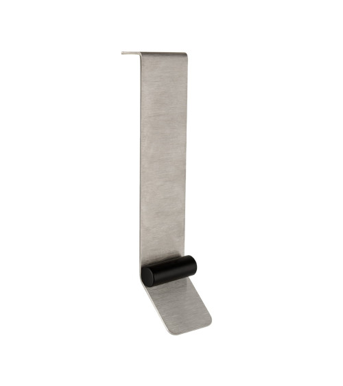 Tirador de mueble acero inoxidable/negro mate TORN diseño