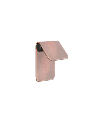 Tirador de mueble cobre envejecido/negro mate TORN-1 tirador de diseño