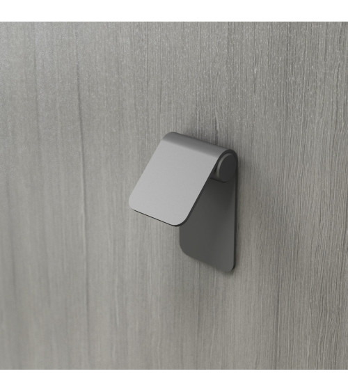 Tirador de mueble antracita/negro mate TORN-1 tirador de diseño