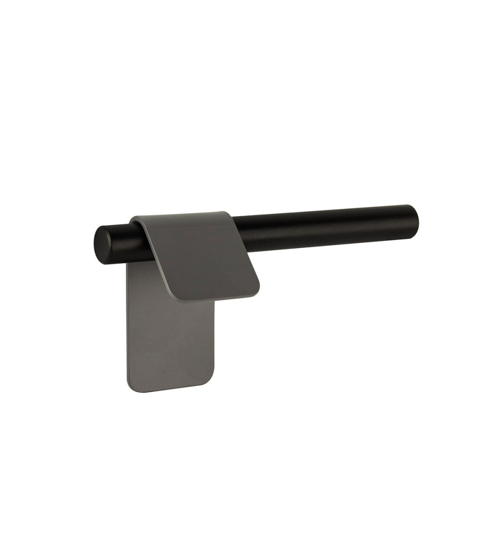 Tirador de mueble antracita/negro mate TORN-3 tirador de diseño