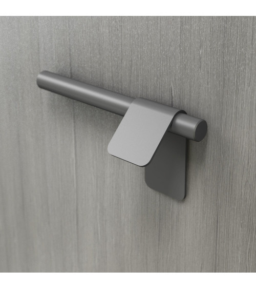 Tirador de mueble antracita TORN-3 tirador de diseño
