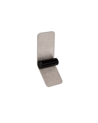 Tirador de mueble acero inoxidable/negro mate TORN-2 tirador de diseño