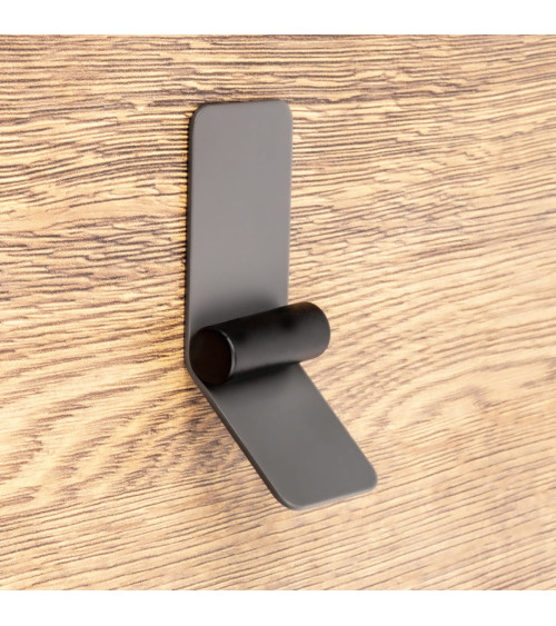 Tirador de mueble antracita/negro mate TORN-2 tirador de diseño