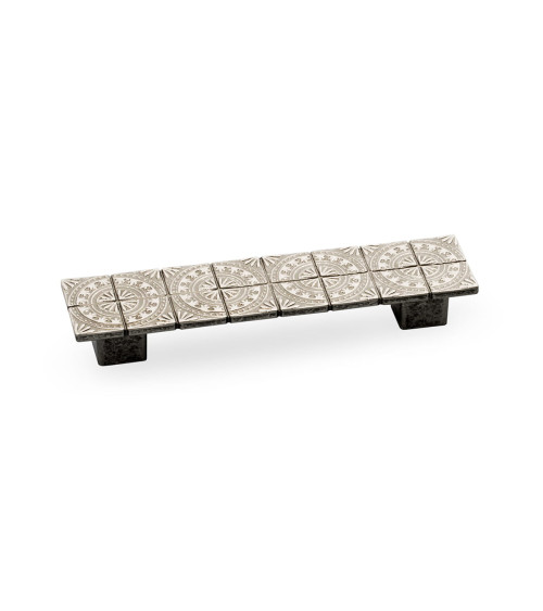 Tirador de mueble plata envejecida SPARTA tirador de diseño