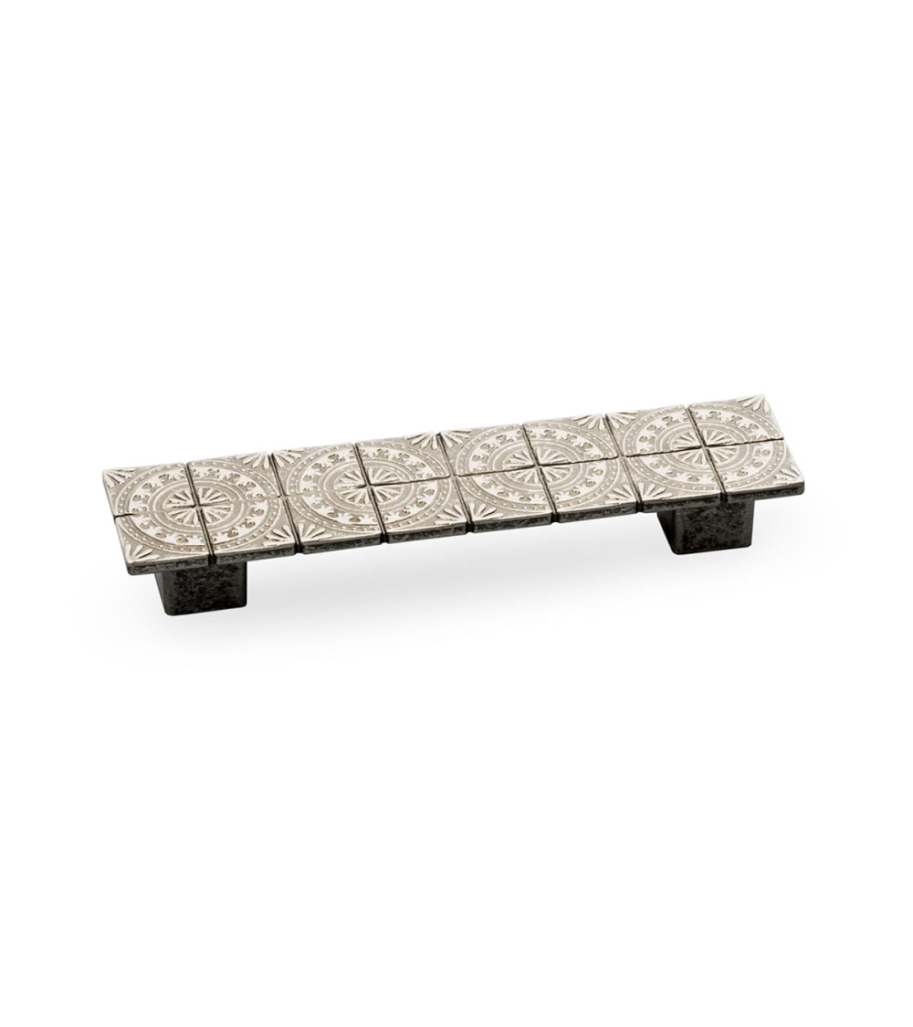 Tirador de mueble plata envejecida SPARTA tirador de diseño
