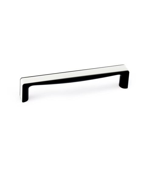 Tirador de mueble blanco brillante/negro brillante TWIX tirador de diseño