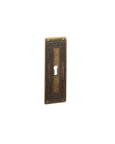 Tirador de mueble pátina sobre latón LEDA tirador de diseño