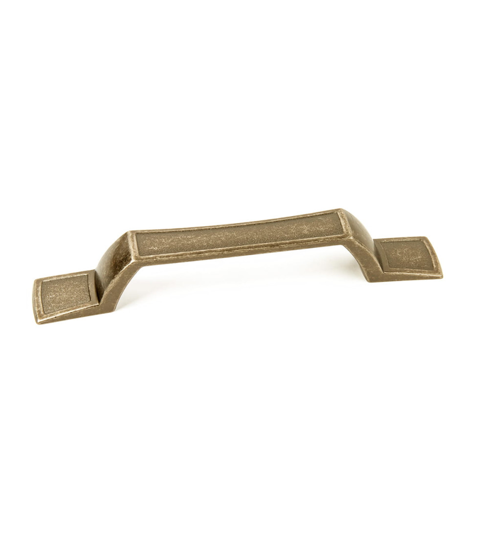 Tirador de mueble pátina sobre latón ZEUS tirador de diseño