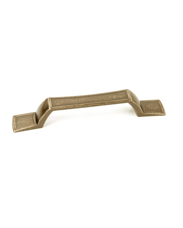 Tirador de mueble pátina sobre latón ZEUS tirador de diseño