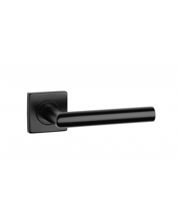 Tirador de puerta sobre placa cuadrada KVADRAT 1701