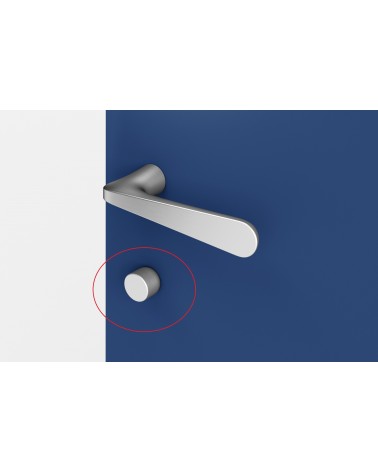 Roseta de puerta VERUM para WC (modelo Punto) - manilla de diseño