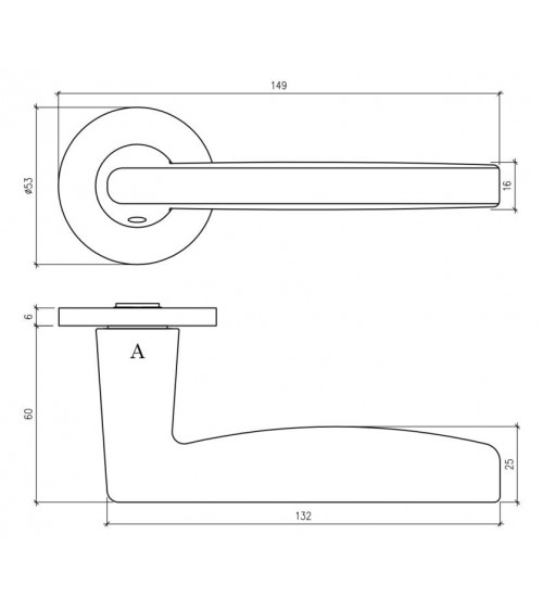 Tirador de puerta clásico LUNA tirador de diseño