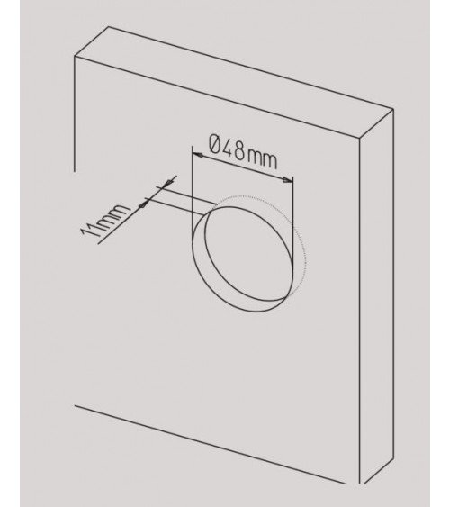 Tirador de puerta corredera sobrio MANDELLI 1118T tirador de diseño color 11