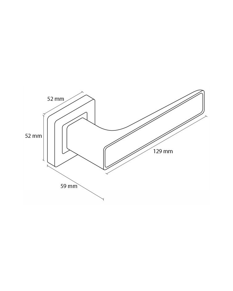 Tirador de puerta aspecto madera - tirador Déco - tirador de diseño