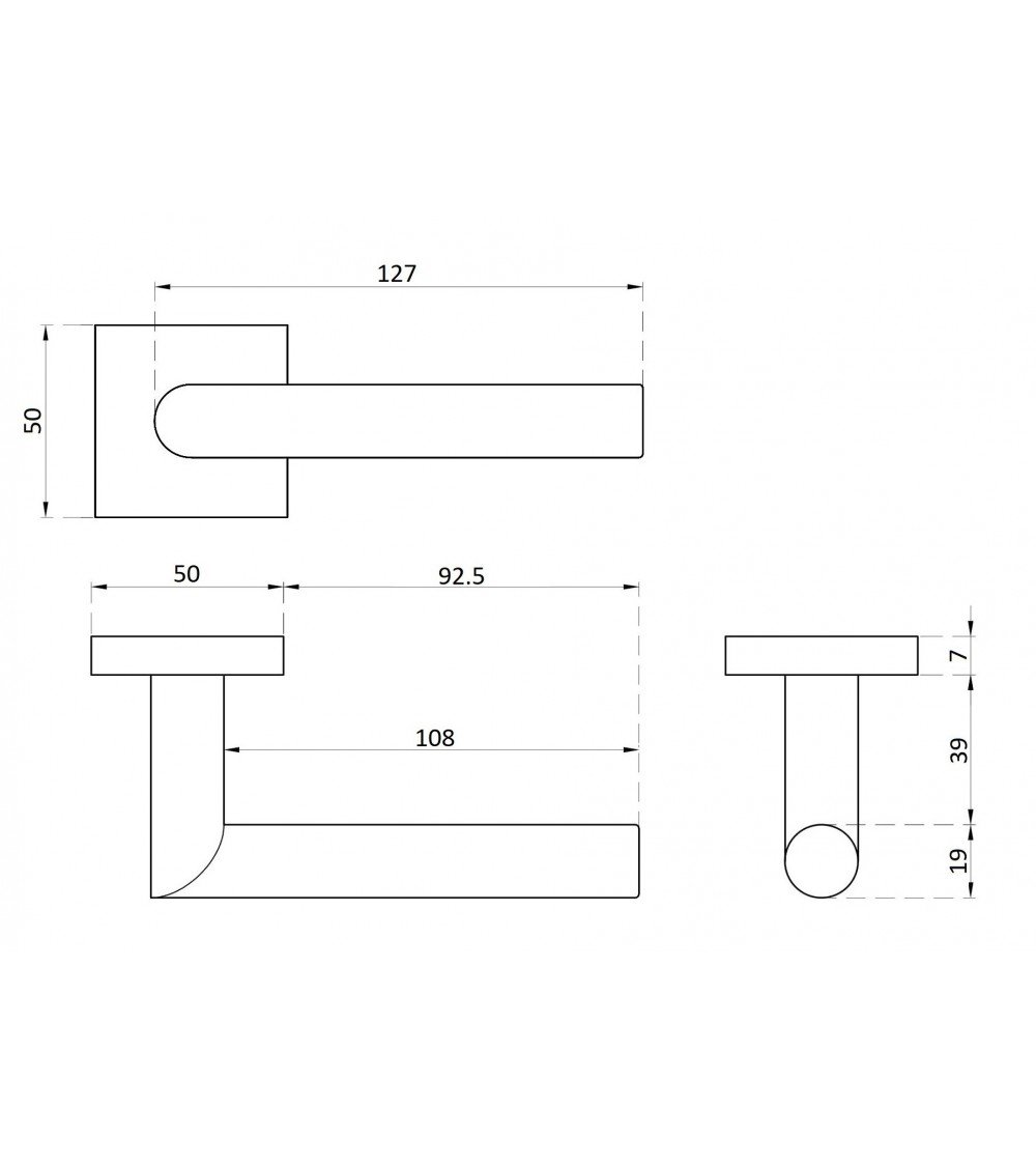 Tirador de puerta moderno ARABIS tirador de diseño