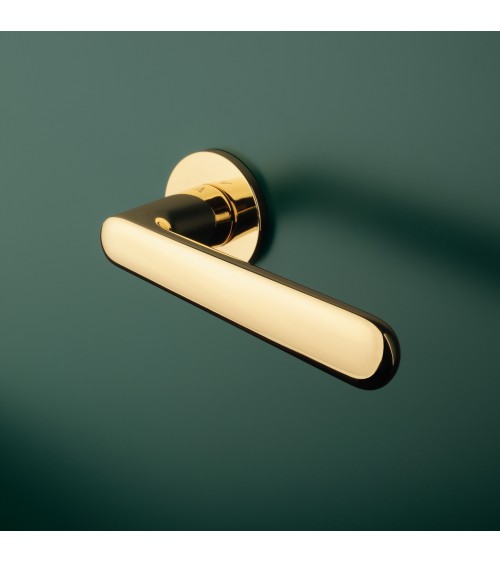 Manilla de puerta oro pulido ARIA manilla de diseño