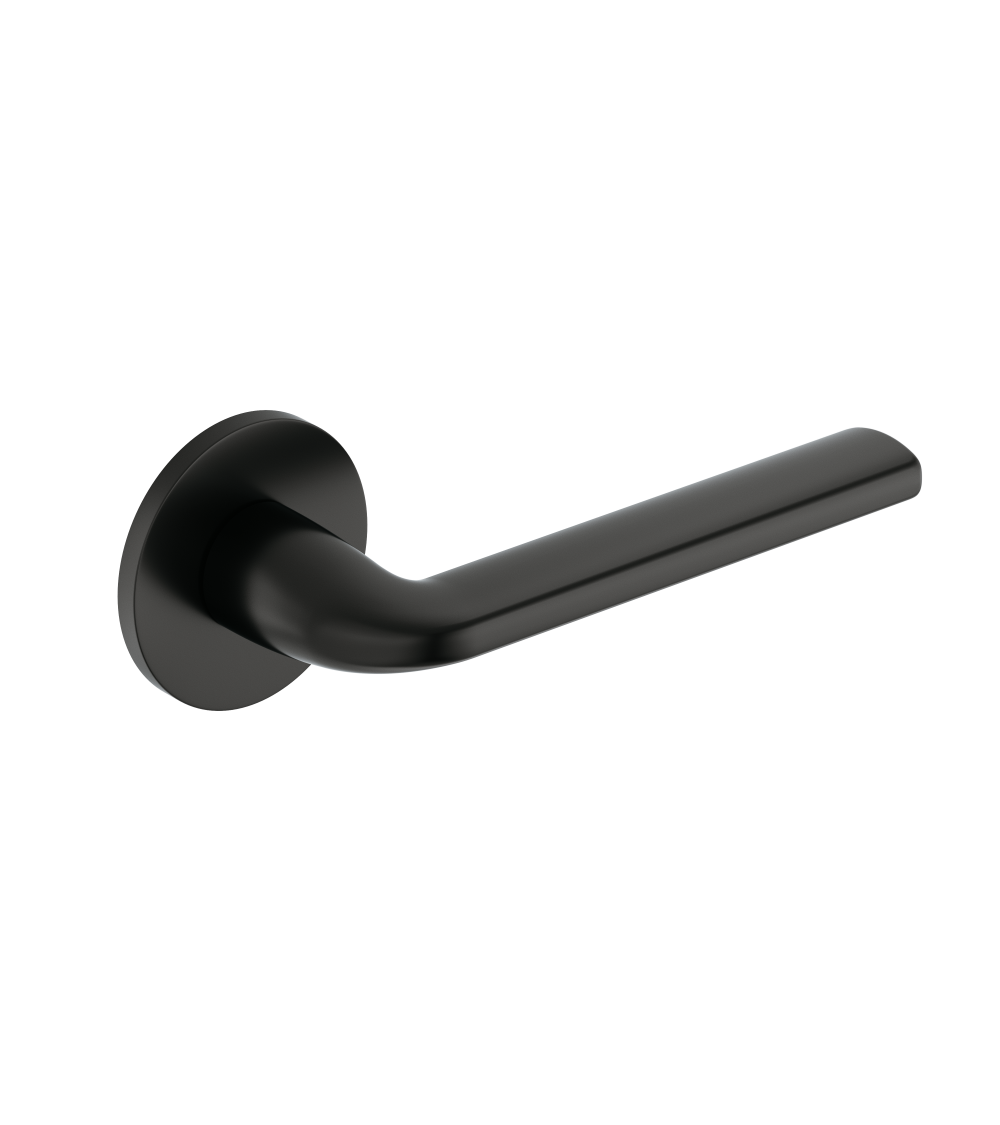 Manilla de puerta negra Scandi slim ferretería decorativa