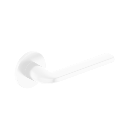 Tirador de puerta blanco Scandi slim quincallería de diseño
