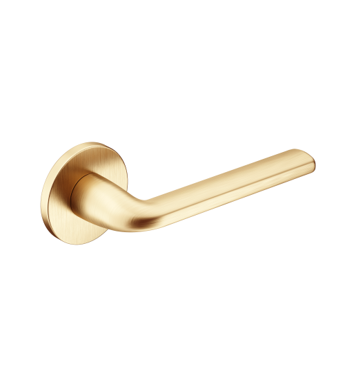 Tirador de puerta dorado mate Scandi slim quincallería de diseño
