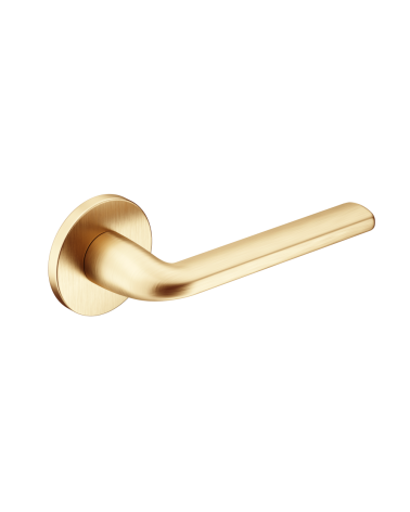Tirador de puerta dorado mate Scandi slim quincallería de diseño