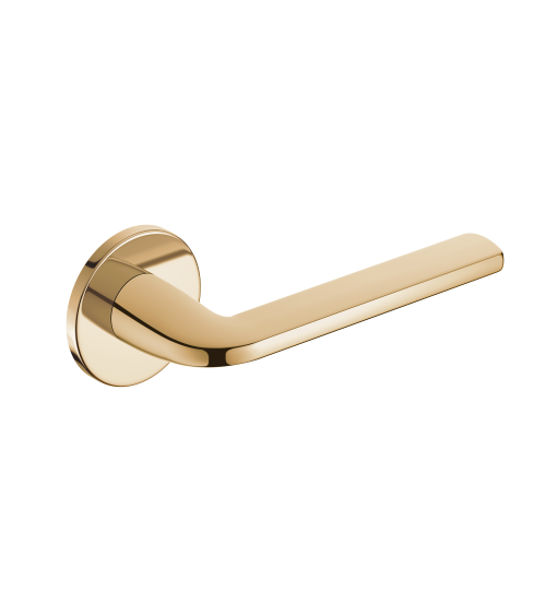 Tirador de puerta dorado pulido Scandi slim ferretería decorativa diseño