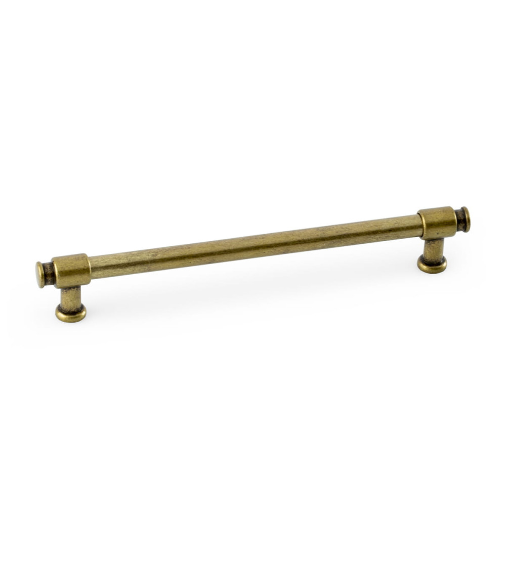 Tirador de mueble pátina sobre latón GALIUM-1 tirador de diseño