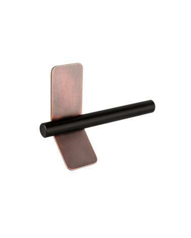 Tirador de mueble cobre envejecido/negro mate TORN-4 diseño