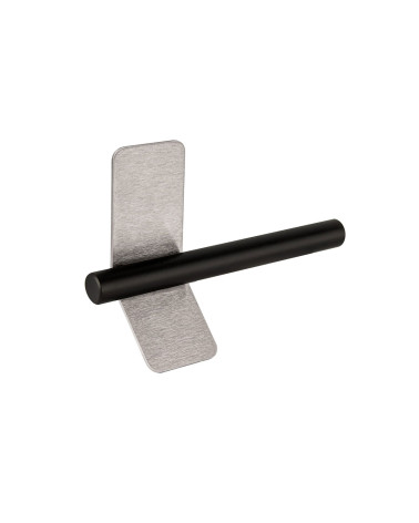 Tirador de mueble acero inoxidable/negro mate TORN-4 diseño