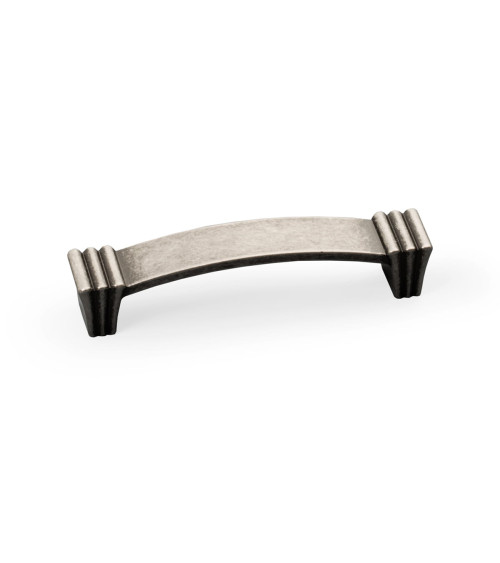 Tirador de mueble plata envejecida LIBRETTO diseño