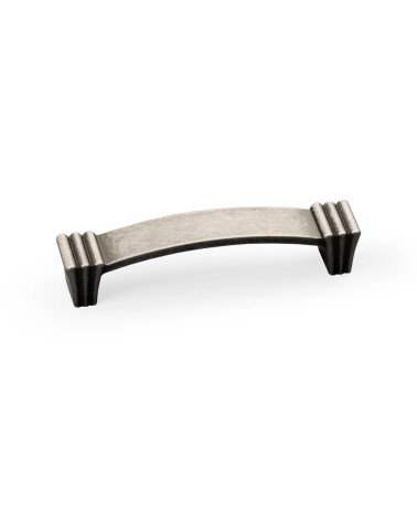 Tirador de mueble plata envejecida LIBRETTO diseño