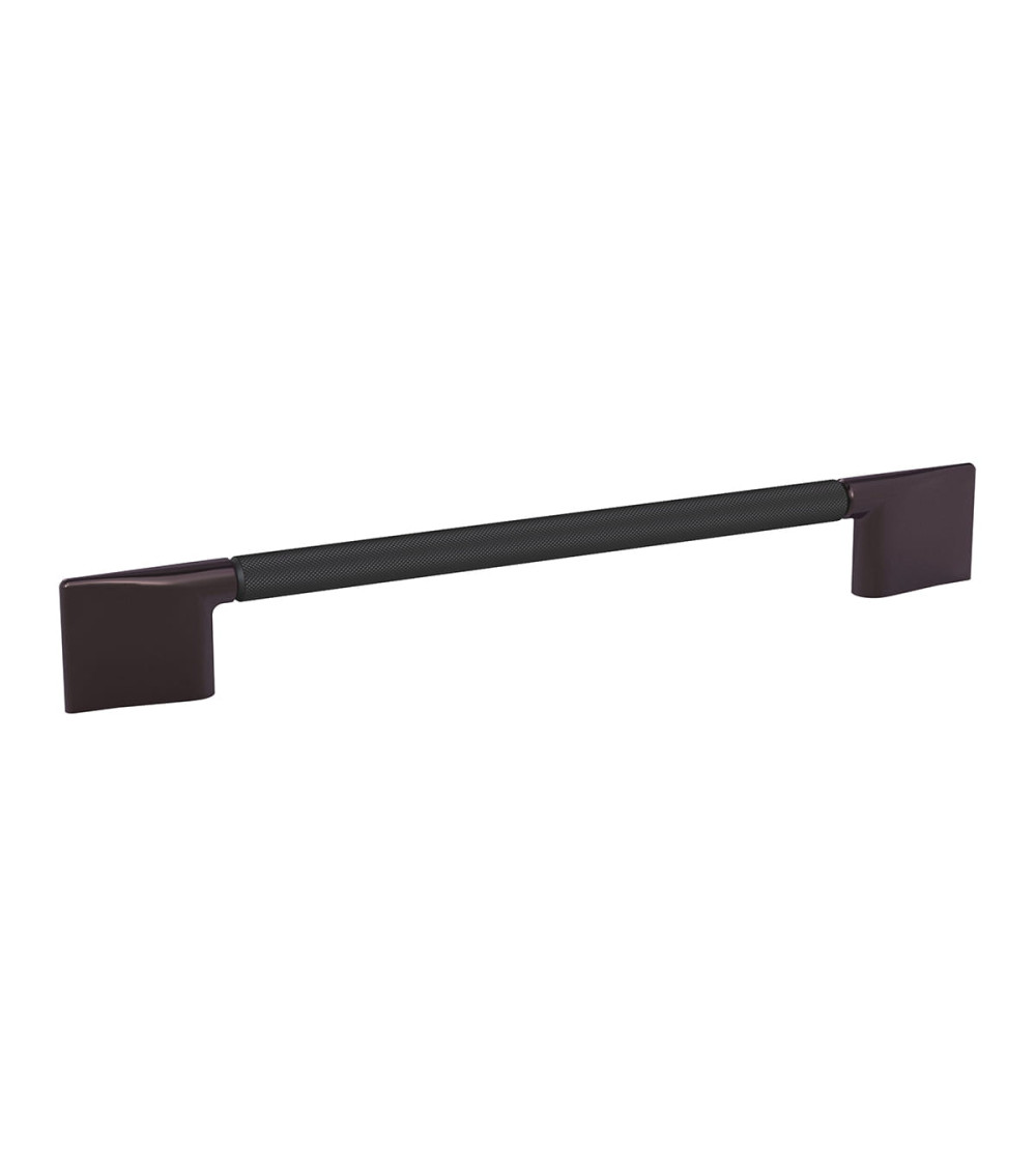 Tirador de mueble anodizado negro/titanio REMO texturizado tirador de diseño