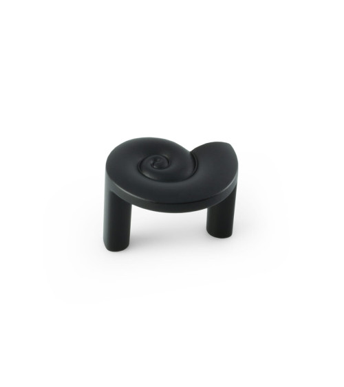 Tirador de mueble negro mate CALDO tirador de diseño